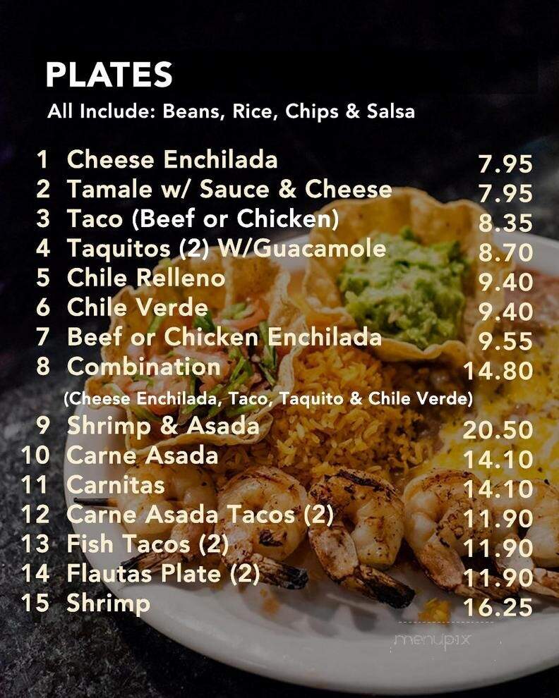 La Tolteca - Azusa, CA menu_pic