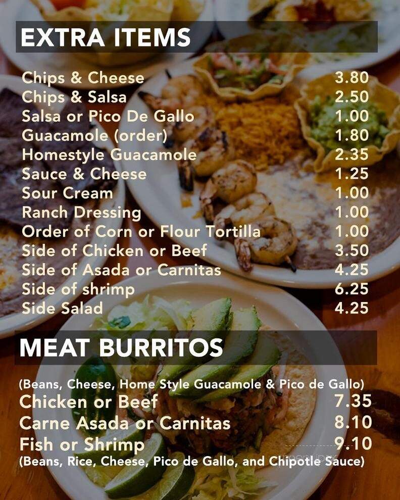 La Tolteca - Azusa, CA menu_pic