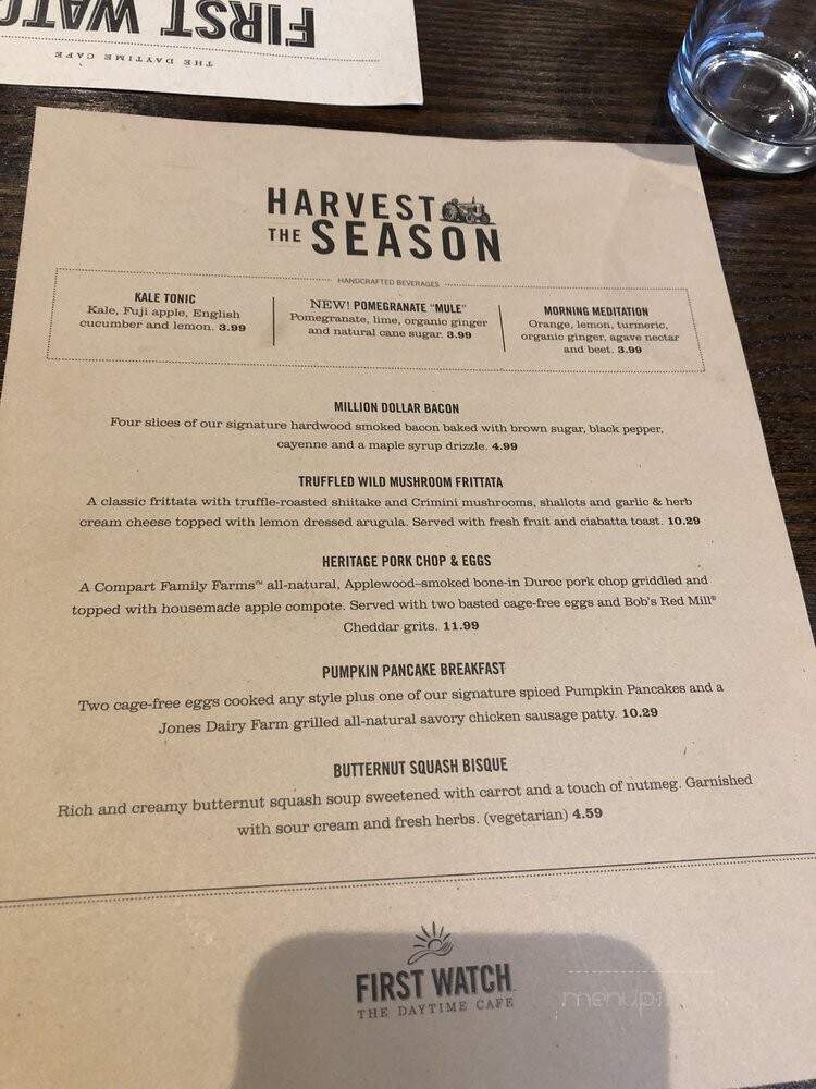 First Watch - Murrysville, PA menu_pic