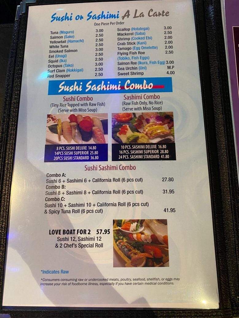 Sakura Japanese Steak House and Sushi - Dickinson, ND menu_pic