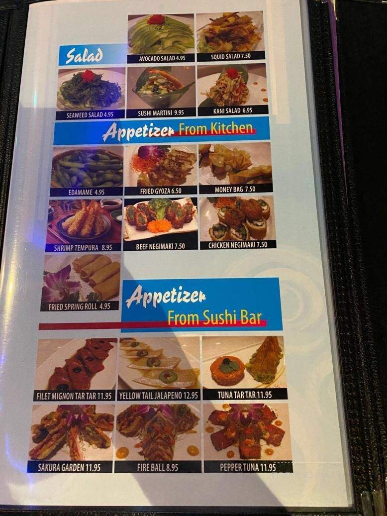 Sakura Japanese Steak House and Sushi - Dickinson, ND menu_pic
