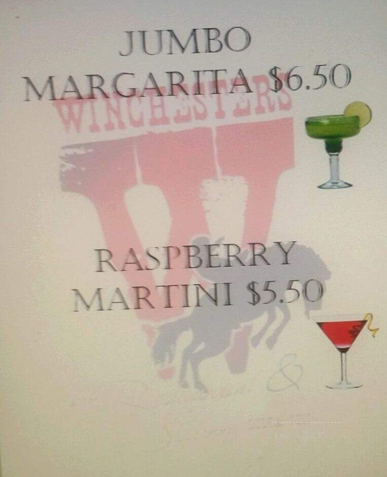 Winchesters Restaurant & Sln - Delta, OH menu_pic