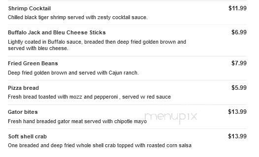 Empire Bar and Grill - Webster, NY menu_pic