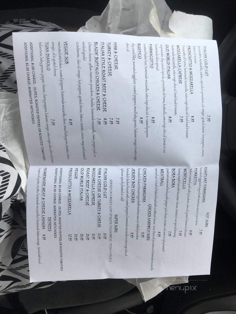 Mastellone's Deli and Wine - Baltimore, MD menu_pic