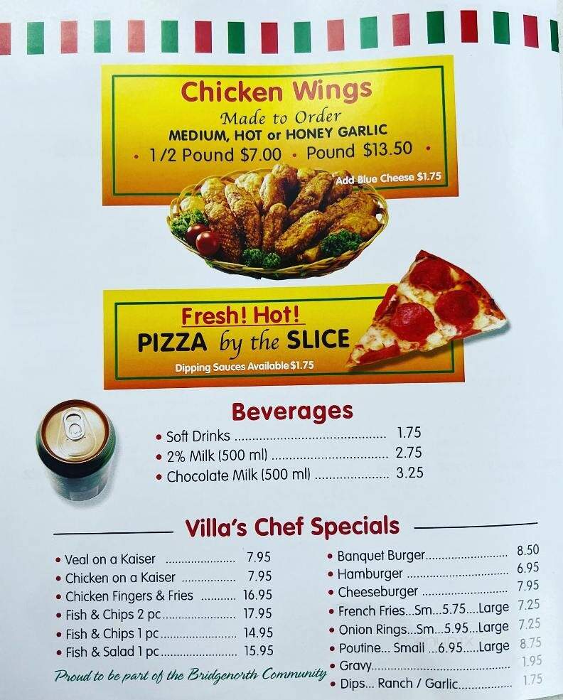 Pizza Pizza - Bridgenorth, ON menu_pic
