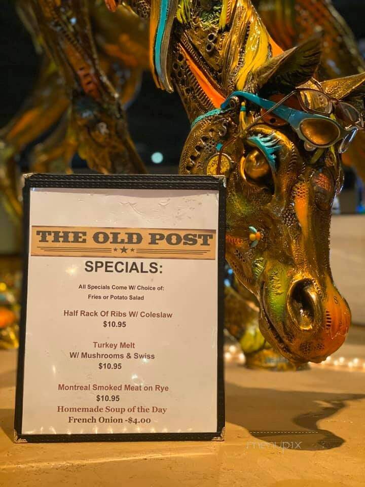 The Old Post - South Burlington, VT menu_pic