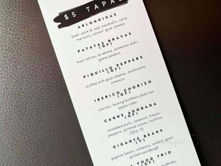 District Elleven - Colorado Springs, CO menu_pic