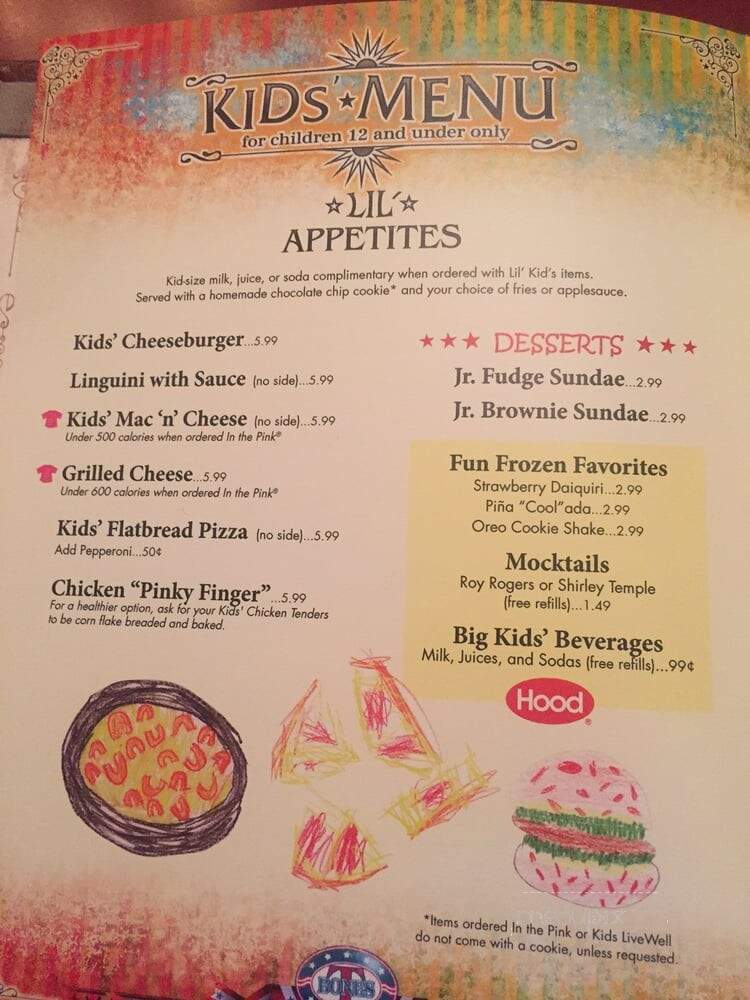 T-BONES Great American Eatery - Concord, NH menu_pic