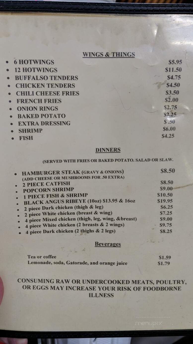 Country Kitchen - Latta, SC menu_pic