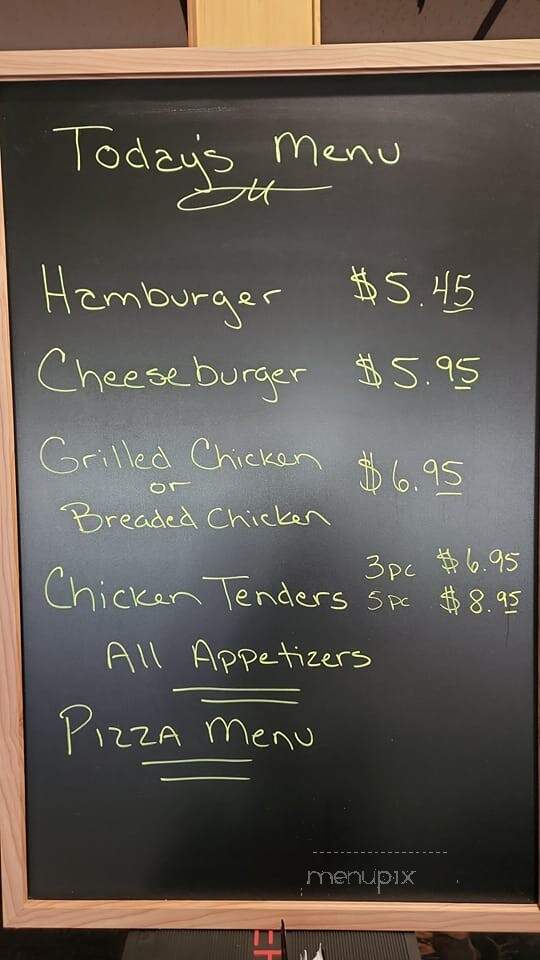 Pease's Bark River Lanes - Sullivan, WI menu_pic
