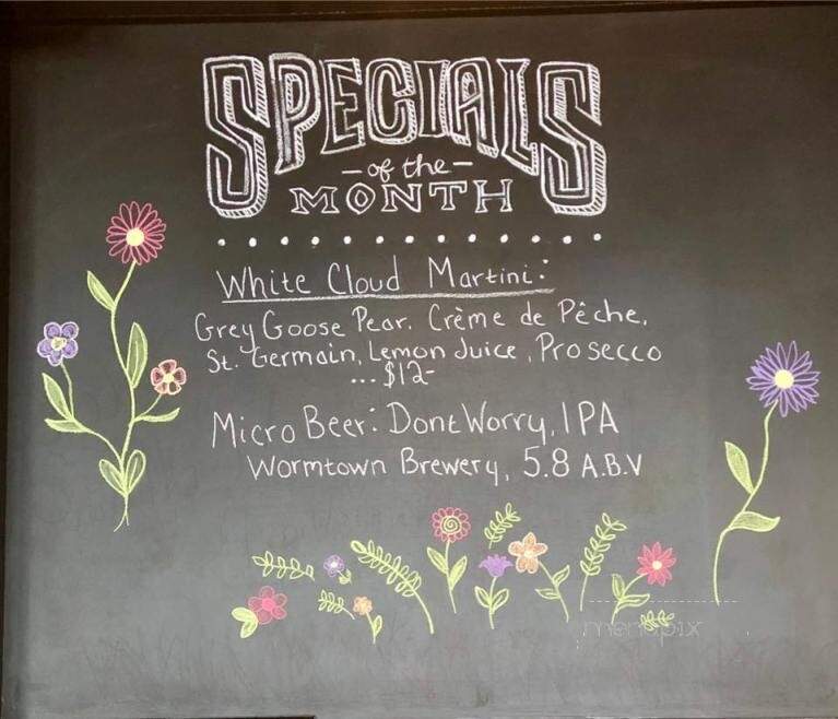 Amaia Martini Bar - Hudson, MA menu_pic