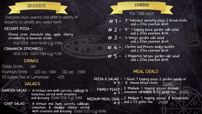 Casey's Pizza House - Floyd, VA menu_pic