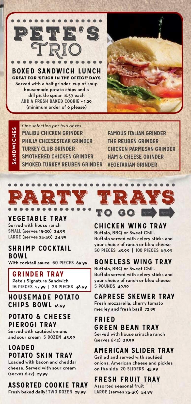 Pete's Place Restaurant Taylor - Taylor, MI menu_pic