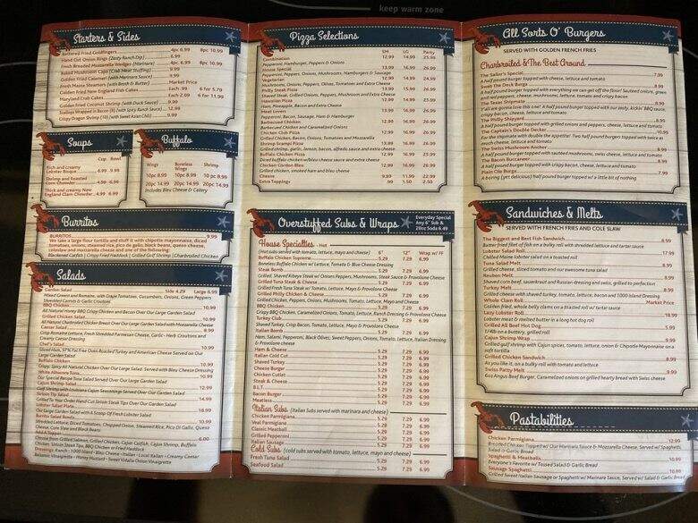 Schermerhorn's Seafood - Holyoke, MA menu_pic