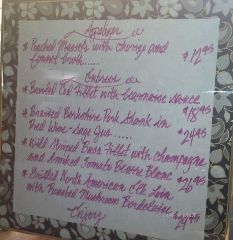 Anthony's Restaurant & Bistro - Plattsburgh, NY menu_pic