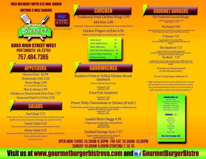 Gourmet Burger Bistro - Portsmouth, VA