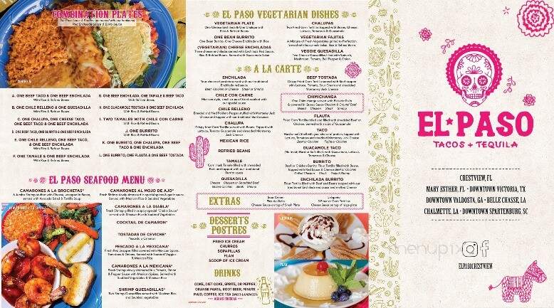 El Paso Tacos & Tequila - Crestview, FL menu_pic
