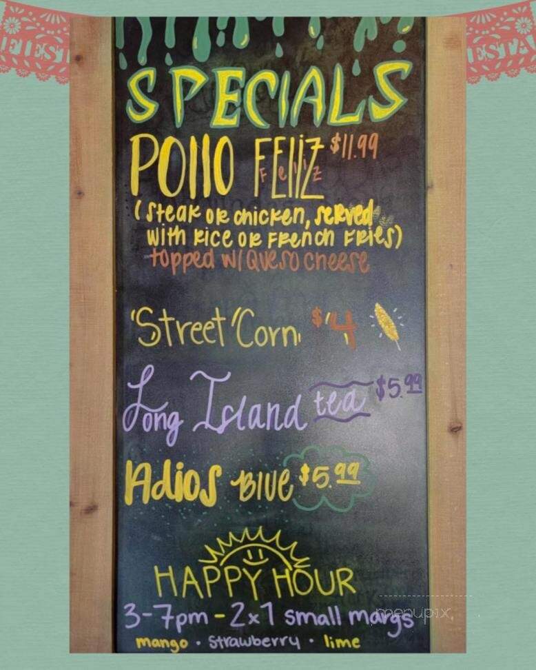 El Paso Tacos & Tequila - Crestview, FL menu_pic