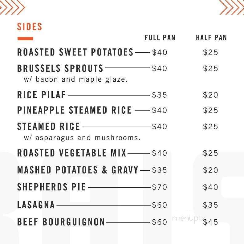 Braised Kitchen and Catering - Tulare, CA menu_pic
