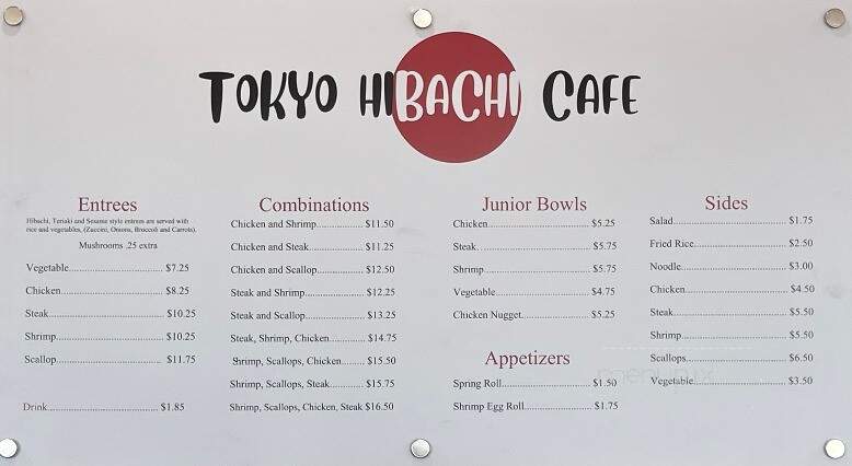 Tokyo Hibachi Cafe - Burlington, NC