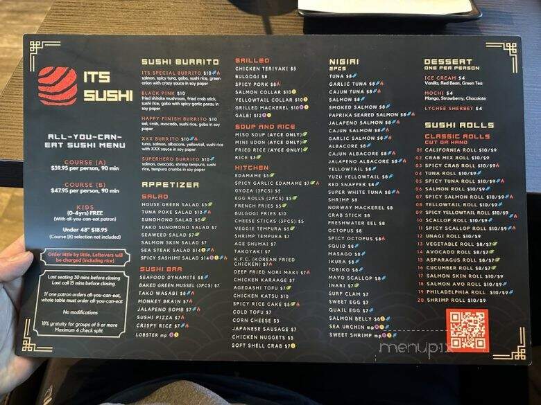 Its Sushi - Roseville, CA menu_pic