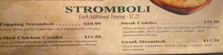 House of Pizza - Gray Court, SC menu_pic