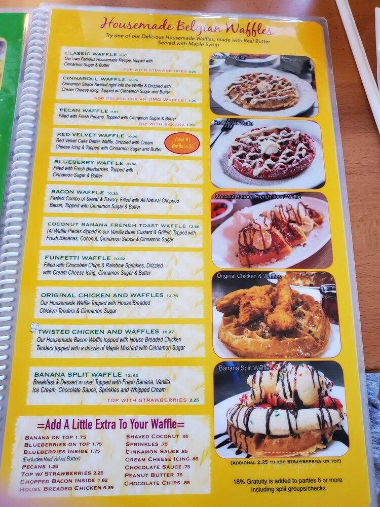 Johnny D's Waffles and Bakery - Myrtle Beach, SC menu_pic