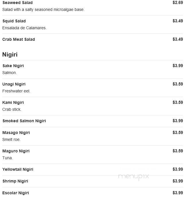 Kyjos Japanese Thai & Sushi - Troutman, NC menu_pic