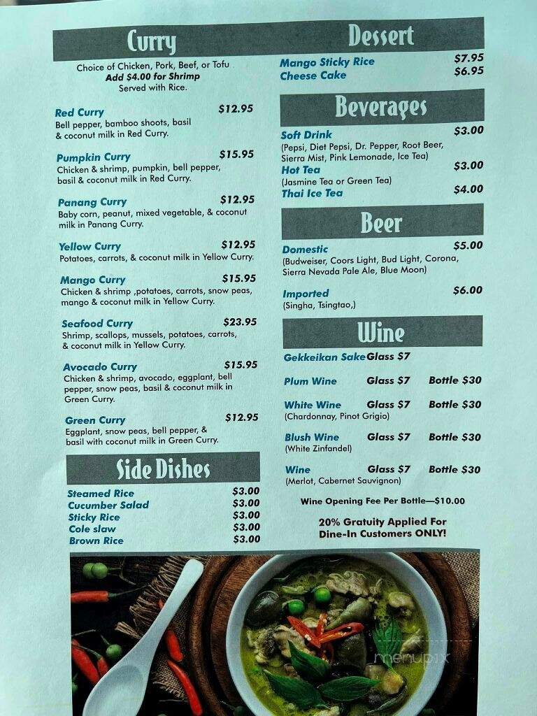Whitehouse Restaurant - Susanville, CA menu_pic