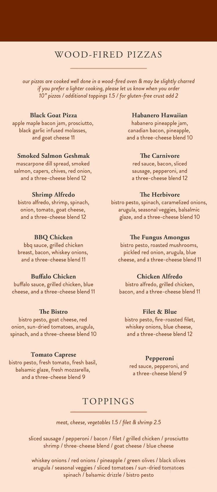 Rising Sun Bistro & Market - Brooksville, FL menu_pic