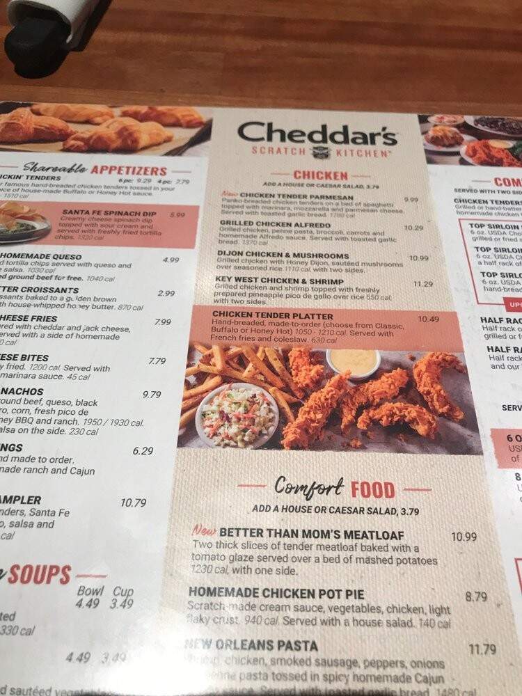 Cheddar's - Huntsville, AL menu_pic