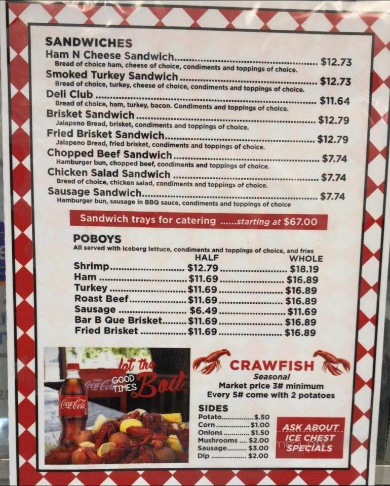 Honey Bee Ham - Lake Charles, LA menu_pic