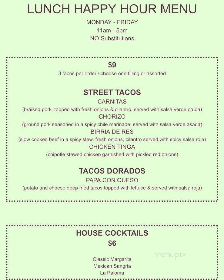 Guadalajara Grill Mexican - Concord, CA menu_pic