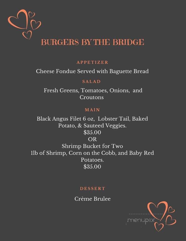 Burgers By The Bridge - Lake Havasu City, AZ menu_pic