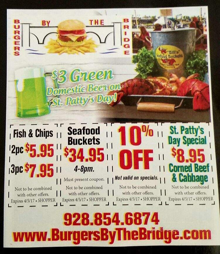 Burgers By The Bridge - Lake Havasu City, AZ menu_pic