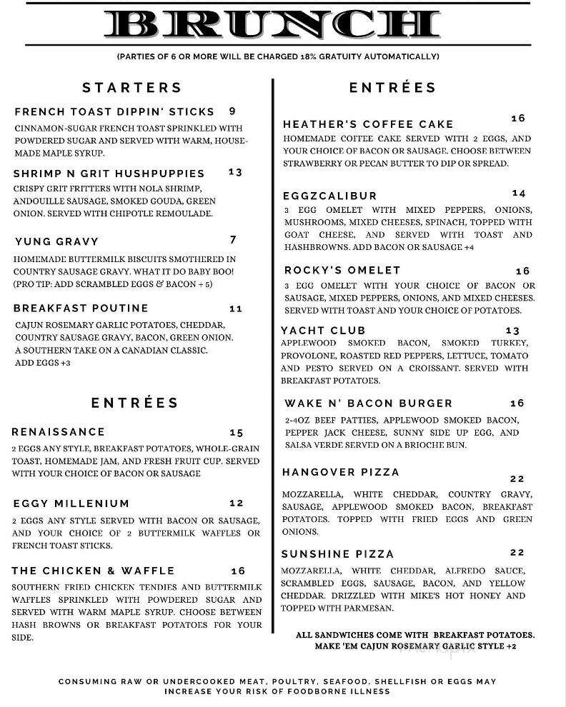 Goodland Pour House - Madison, AL menu_pic