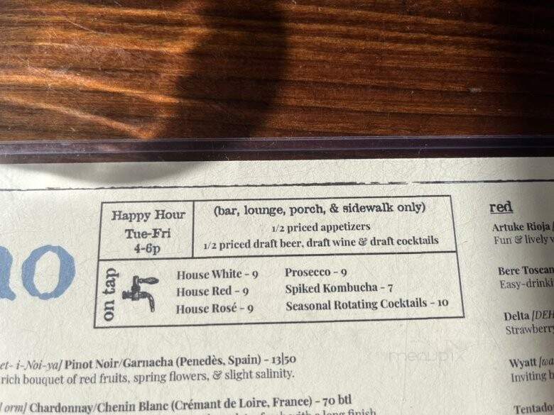 Kiki & Rye - Mt Pleasant, SC menu_pic