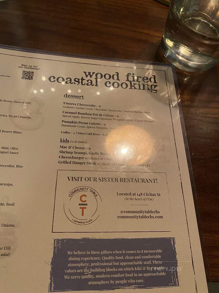 Kiki & Rye - Mt Pleasant, SC menu_pic