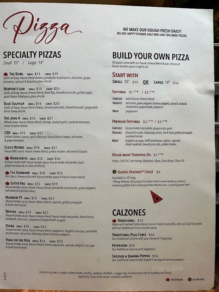 The Humble Tomato - Lewisburg, WV menu_pic