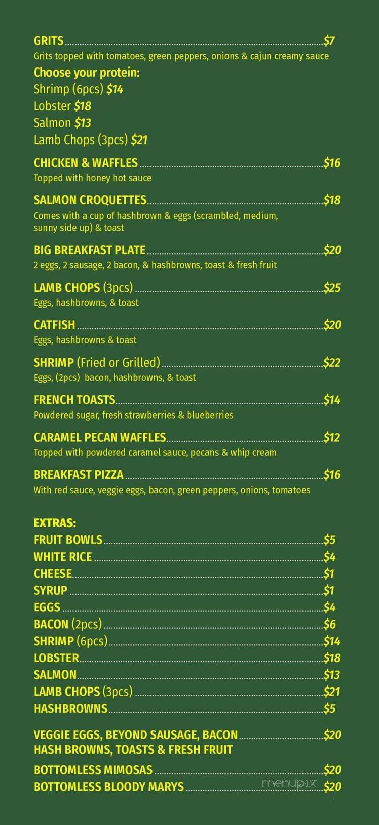 Soul - Nashville, TN menu_pic