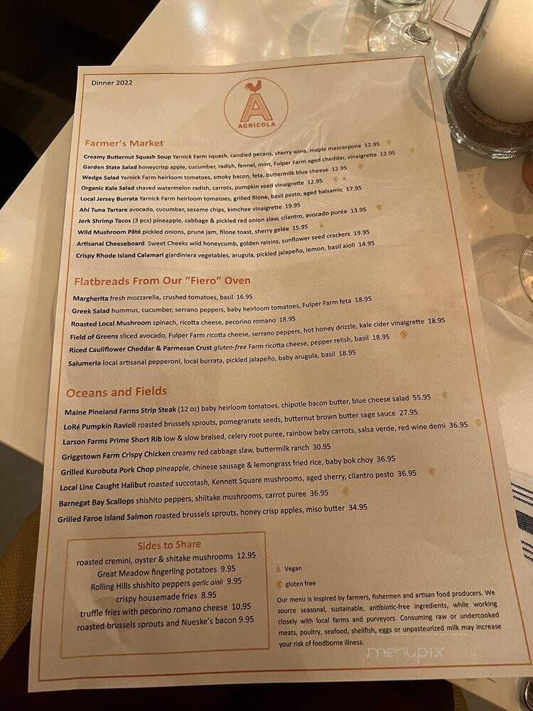 Agricola - Morristown, NJ menu_pic