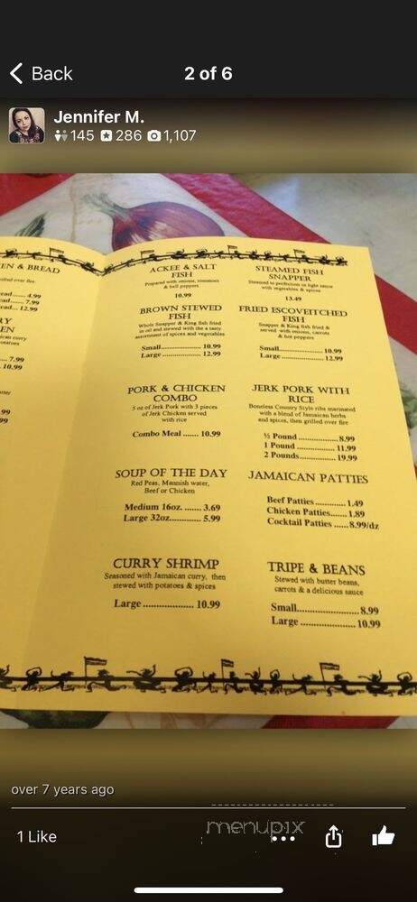 Hazel's Caribbean Restaurants - Melbourne, FL menu_pic