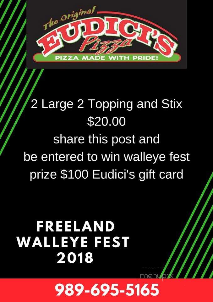 Eudici's Pizza - Freeland, MI menu_pic