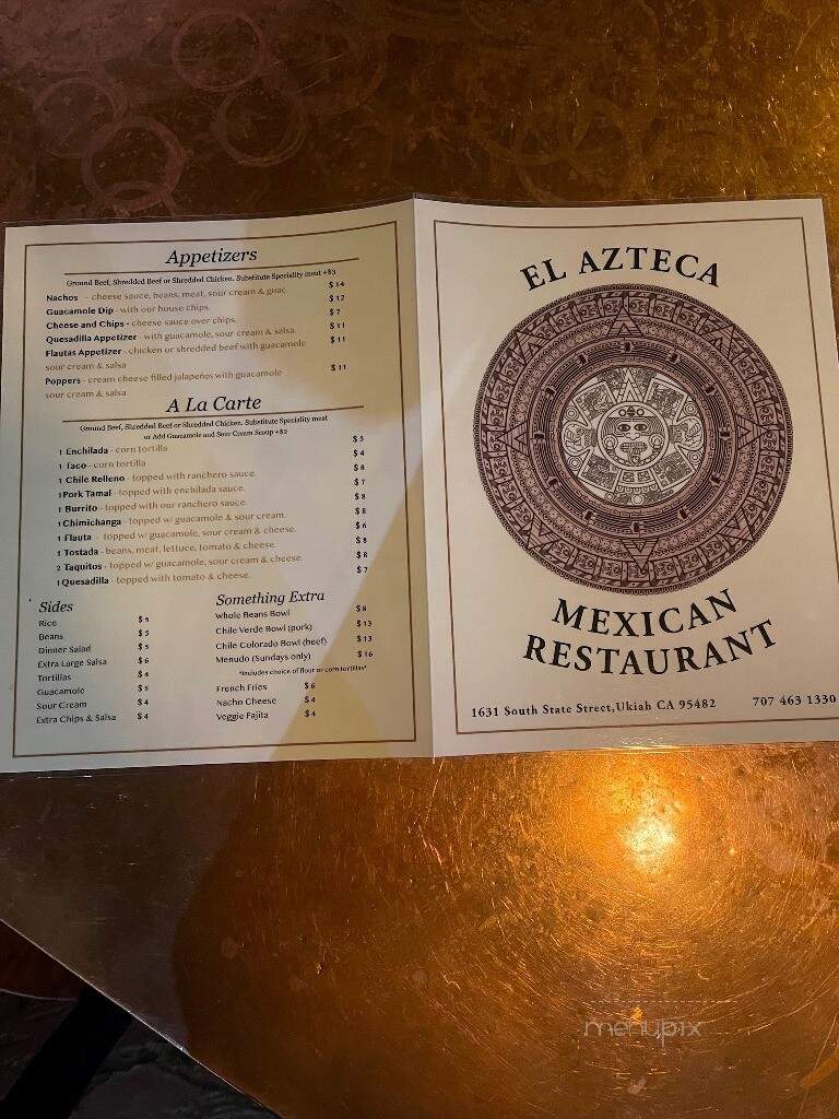 El Azteca Mexican Restaurant - Ukiah, CA