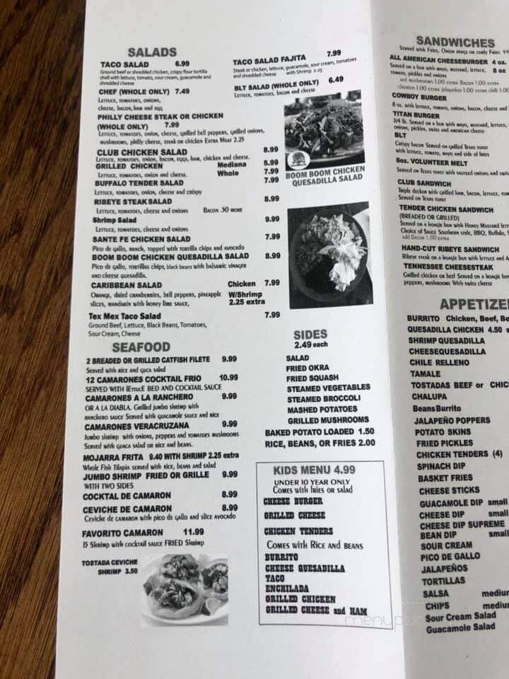 El Patron - Lewisburg, TN menu_pic