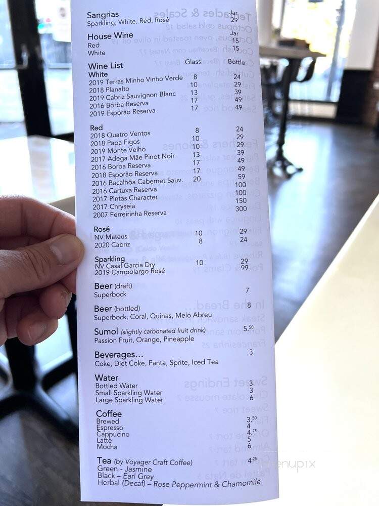 Petiscos - San Jose, CA menu_pic