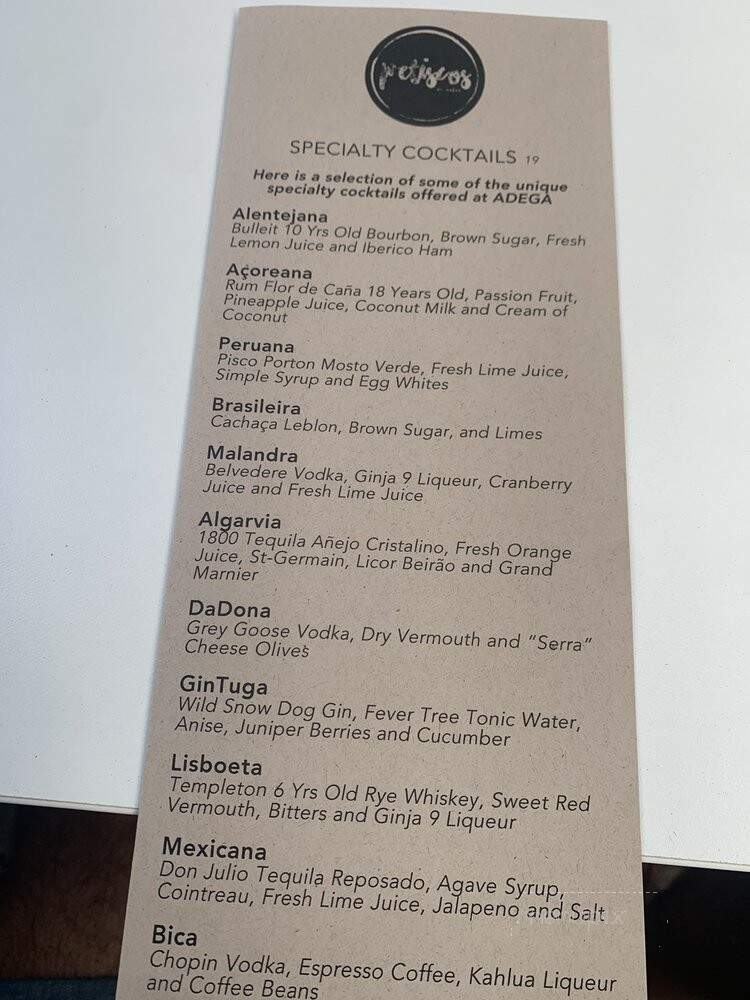 Petiscos - San Jose, CA menu_pic