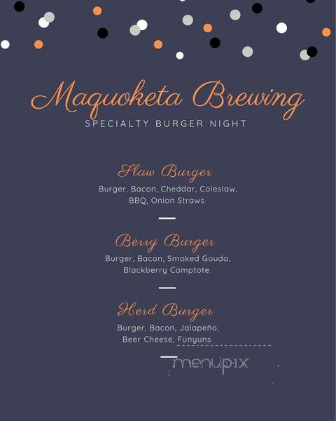 Maquoketa Brewing - Maquoketa, IA menu_pic
