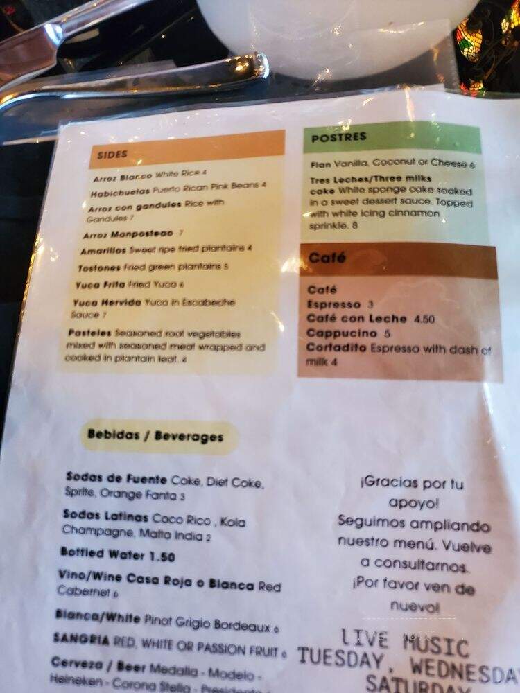 Guavate Puerto Rican Eatery and Bistro - Clermont, FL menu_pic