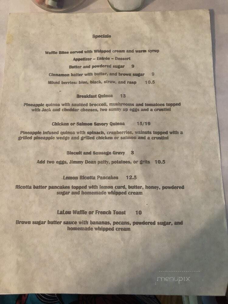 LaLou - Mandeville, LA menu_pic